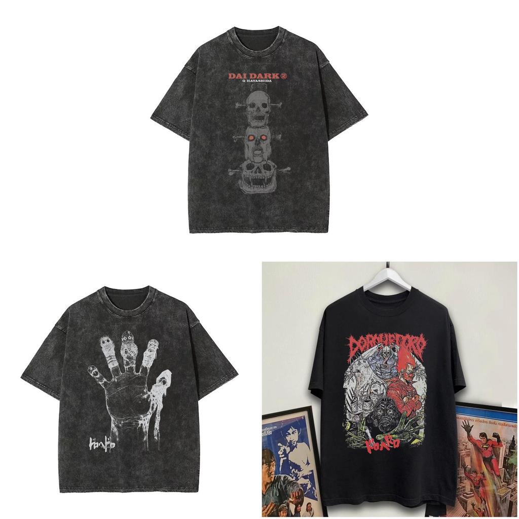 Maglietta Dorohedoro Cartone Animato Per Ragazzi Adolescenti Cotone Manica Corta Casual Moda