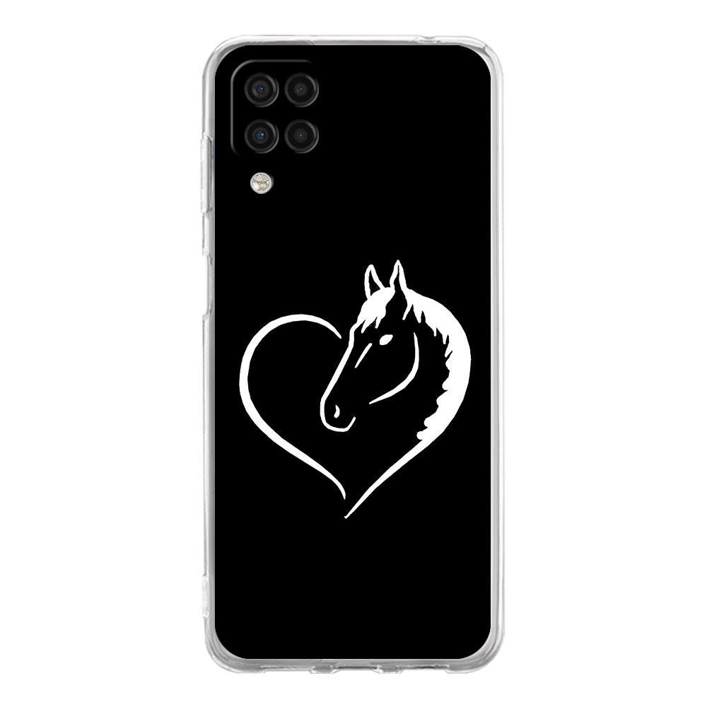 Animal Art Horse Phone Case For Samsung Galaxy A13 A33 A73 A53 A23 A51 A71 A21S A12 A31 A41 A05s A03S A15 A25 A32 5G Clear Cover