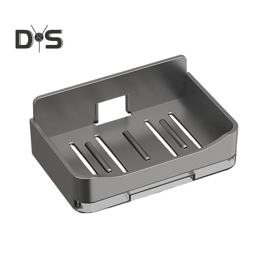 

1/3 шт настенная мыльница с поддоном для слива прочная несущая простая в установке многоцелевая мыльница держатель для бритвы органайзер для ванной комнаты 1pc серый