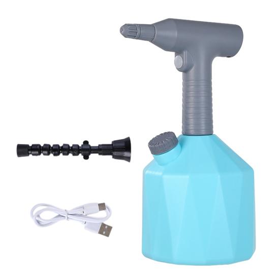 

1л/1,6л электрический распылитель, регулируемый распылитель воды, завод Mister USB, перезаряжаемый автоматический лейка для полива садовых растений, удобрения S синий