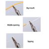 Professional 4 Port Fiber Cable Stripping Tool Adjustable Jaw Spring Mechanism Kevlars Shear Function