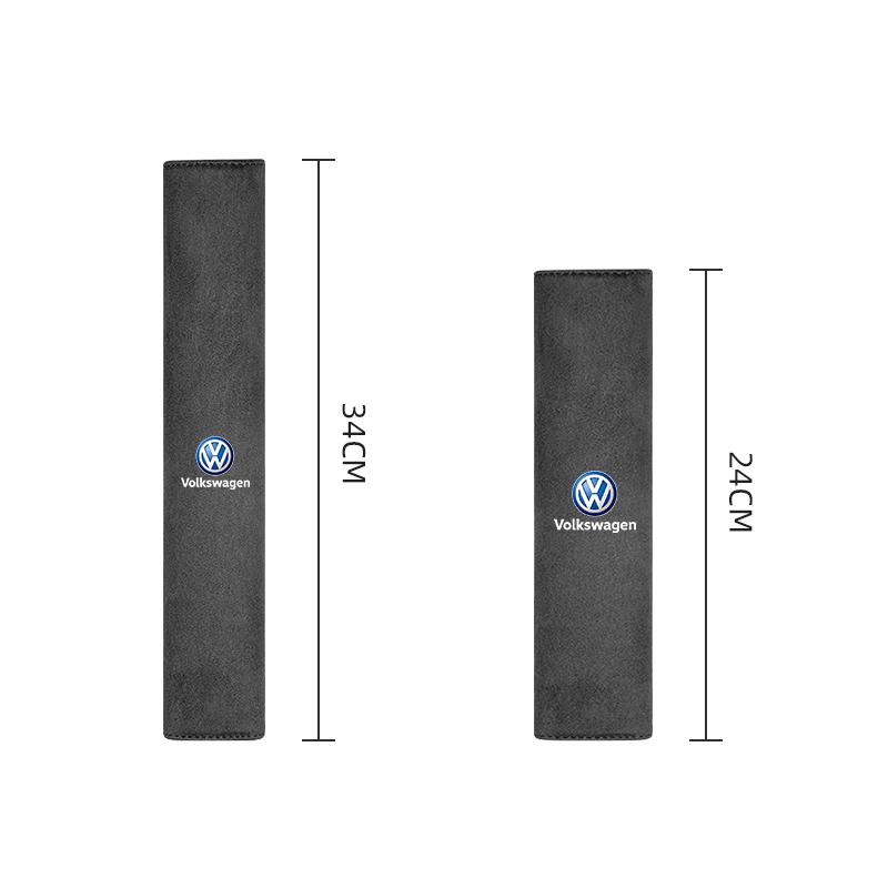 BIG1 Car Seat Belt Pad Safety Strap Shoulder Cover Soft Mat Accessories For VW Golf Polo Tiguan Touran Jetta Passat CC T5 GTI Magotan