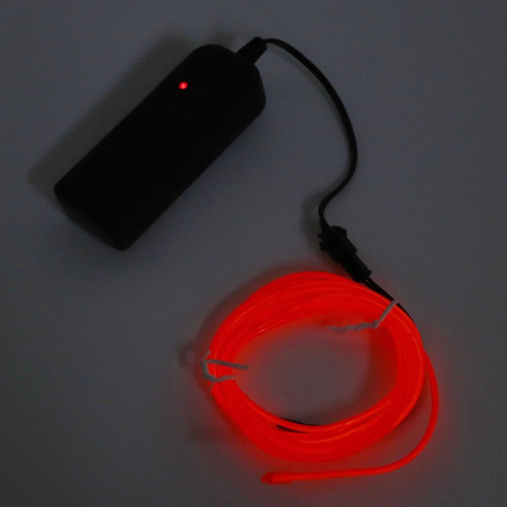 2 Pcs 5m LED Bicycle Frame Light Waterproof Neon Tube Rope Lights Neon Light Strip  DIY Decoration