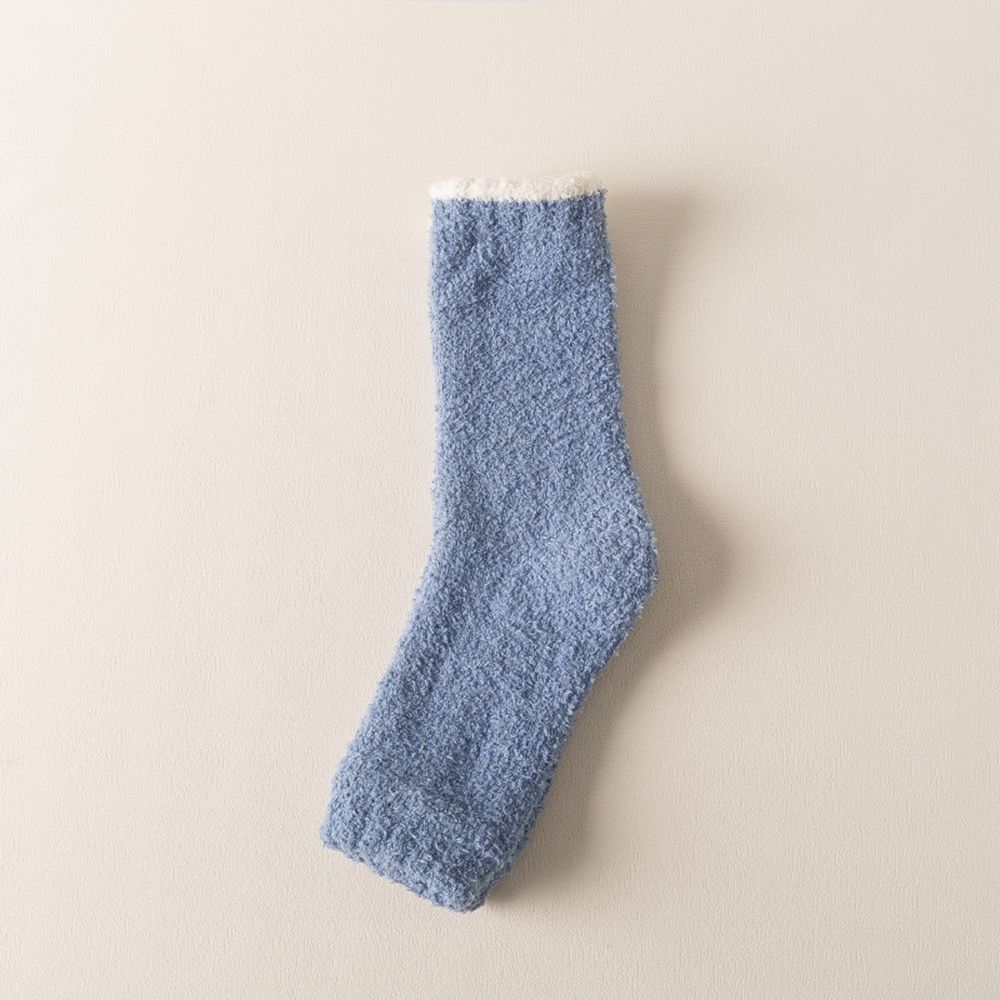 Autumn Girls Foot Cover Lolita Coral Fleece Socks Women Hosiery Knee Protection Knitted Leg Warmers
