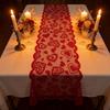 Valentines Day Heart Shaped Table Runner Romantic Table Flag Dining Table Mat  Outdoor Party
