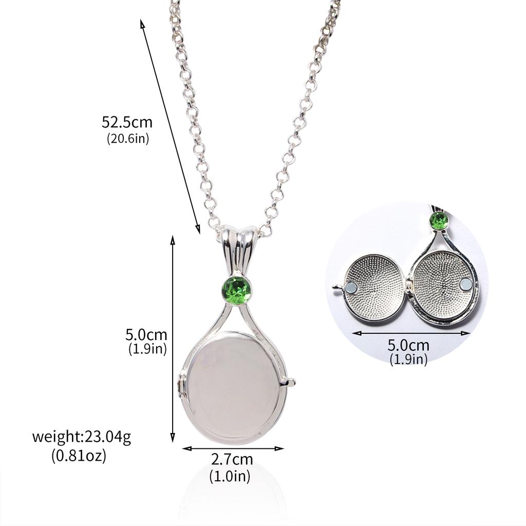 Collar Colgante de Sirena H2O Solo Añade Agua Joyería de Cosplay Regalo para Mujeres Hombres