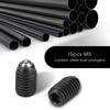 10 szt. M5 Gwint Śrubowy Gniazdo Sześciokątne Stal Węglowa Kulka Sprężynowa Zestaw Plungerów (M5*8)