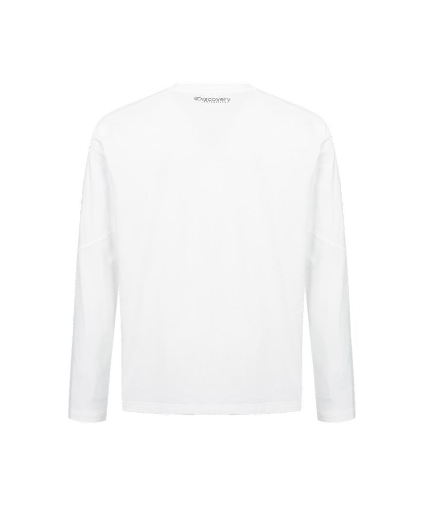 DISCOVERY EXPEDITION Men'S Functional Round Long Sleeve T-Shirt (White)