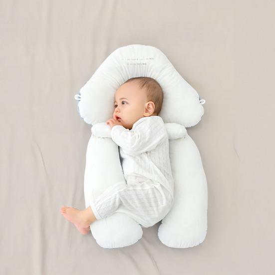 Wedge Pillow for Newborn Ergonomic Baby Sleeping Pillow Prevents Flat Head Adjustable Soothing Pillow for Proper Alignment And Pressure Relief