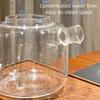 1000ml Glass Teapot Borosilicate Glass 304 Stainless Steel Tea Maker Removable Infuser Heat Resistant Tea Brewer Office