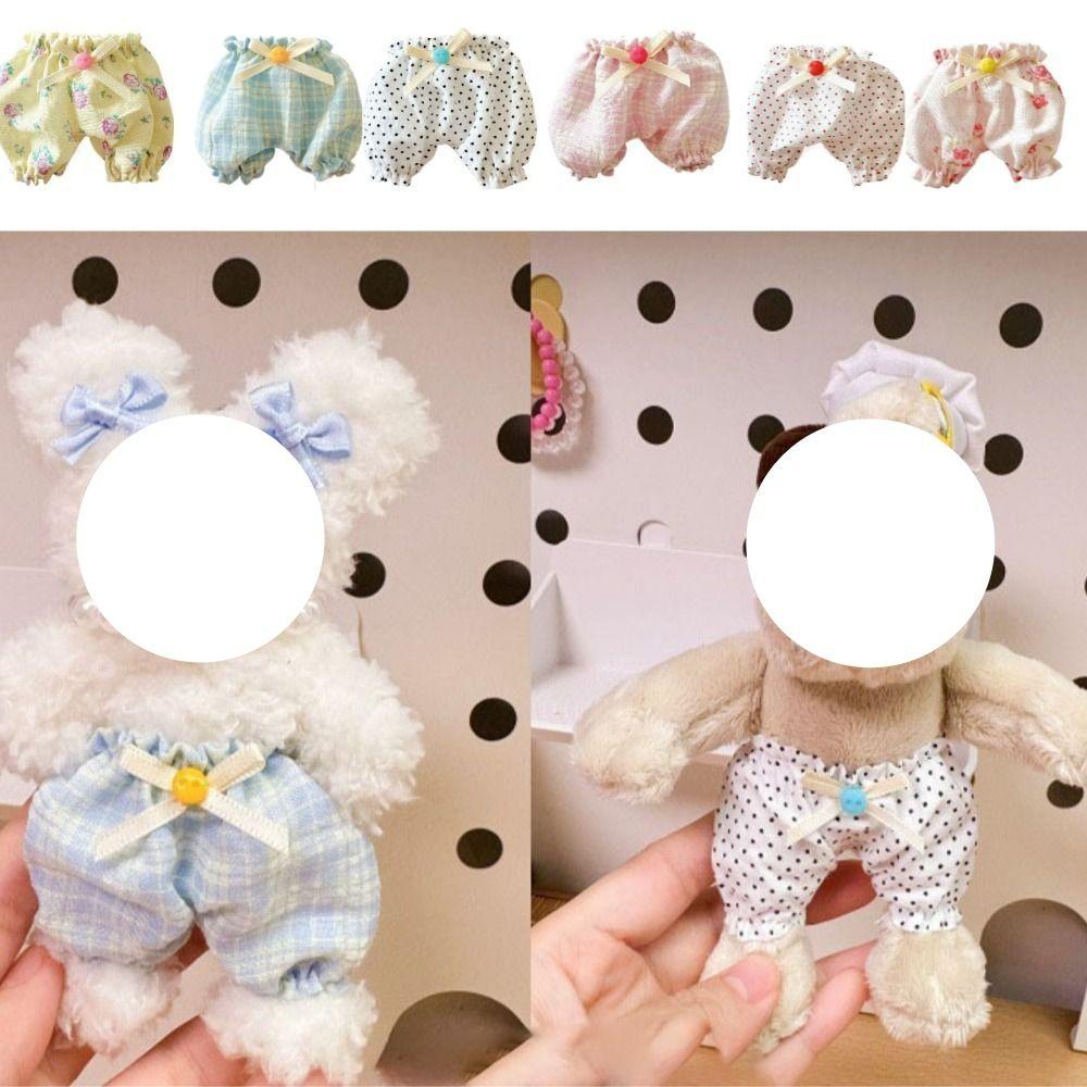 Small Fresh Cute Style Doll Clothes 10-15Cm Cotton Doll Shorts Doll Pants Handmade Doll Clothes Pants Accessories