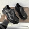 Fashion Derby Shoes for Men British Style Black Luxury Designer Shoes Inner Height Increasing Platform Leather Shoes Zapatos De Hombre