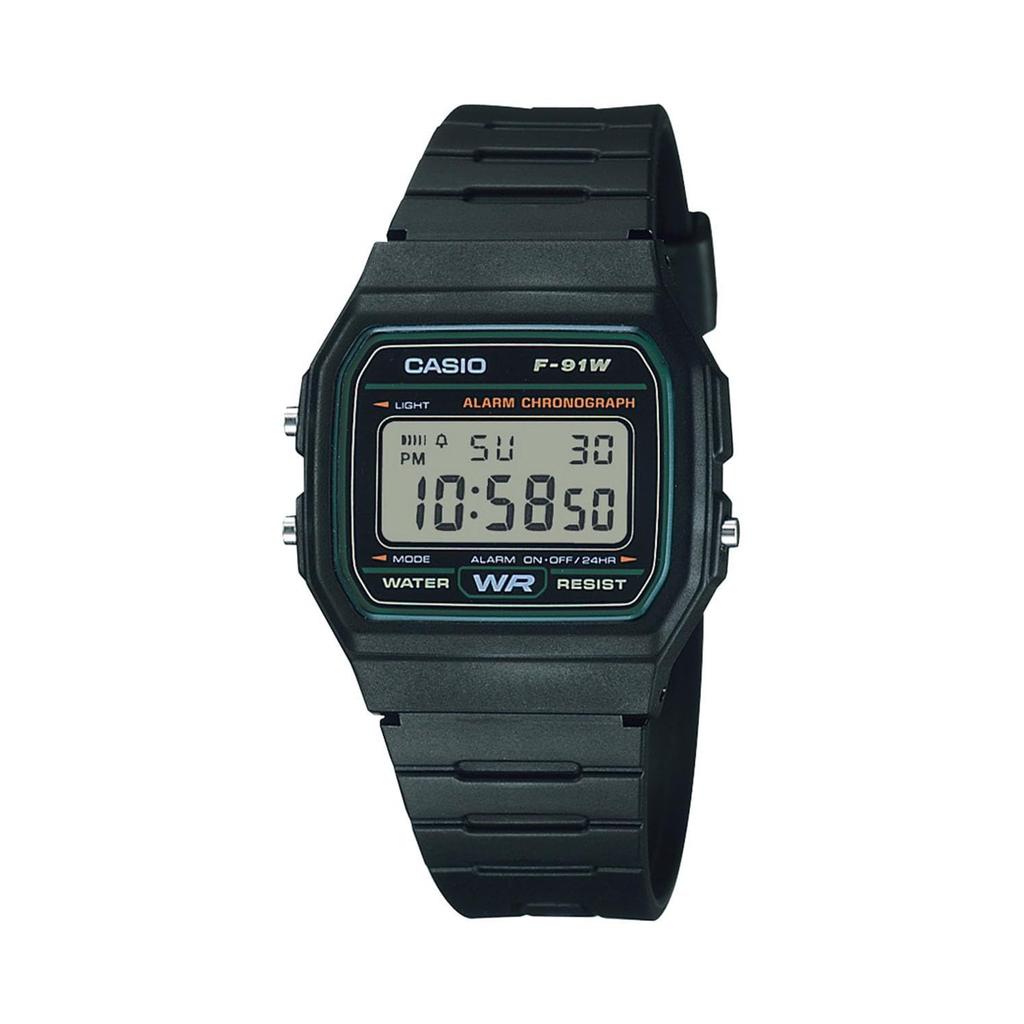 Casio wristwatch Collection F-91W-3JH mens green