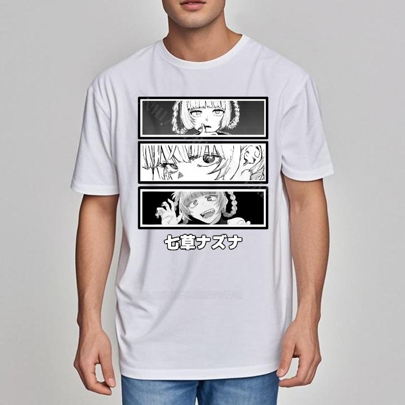 Tshirt Men Black Mens Tshirt Anime Panels With Japanese Text Comfortable Soft Cotton Teeshirt Fashionable Everyday Tees Adul