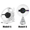 Naked-Eye 3D Holographic Advertising Lights 3D Projector Lamp With Music Play Holographic Fan Christams Home Decor Holiday Gift
