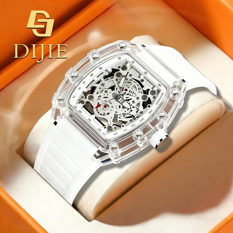 Spring Men'S And Women'S Watches Openwork Quartz Watch Transparent Case Trend Simple Luminous Student Couple Watch