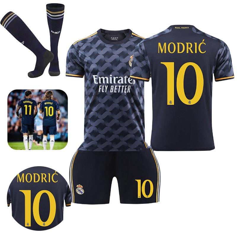 Real 2324 Season Madrid Number 10 Modric Kid Adult Soccer Jersey Apparel Sports