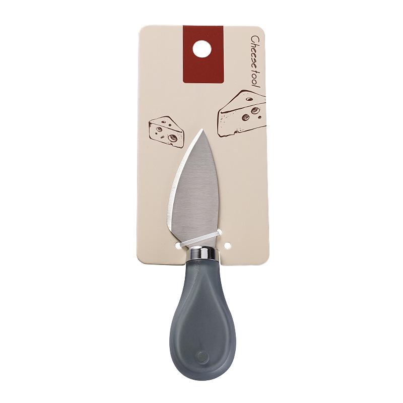 Käsemesser & Gabel Set aus Edelstahl mit Marmeladen-Butterspachtel - 3-teiliges Set