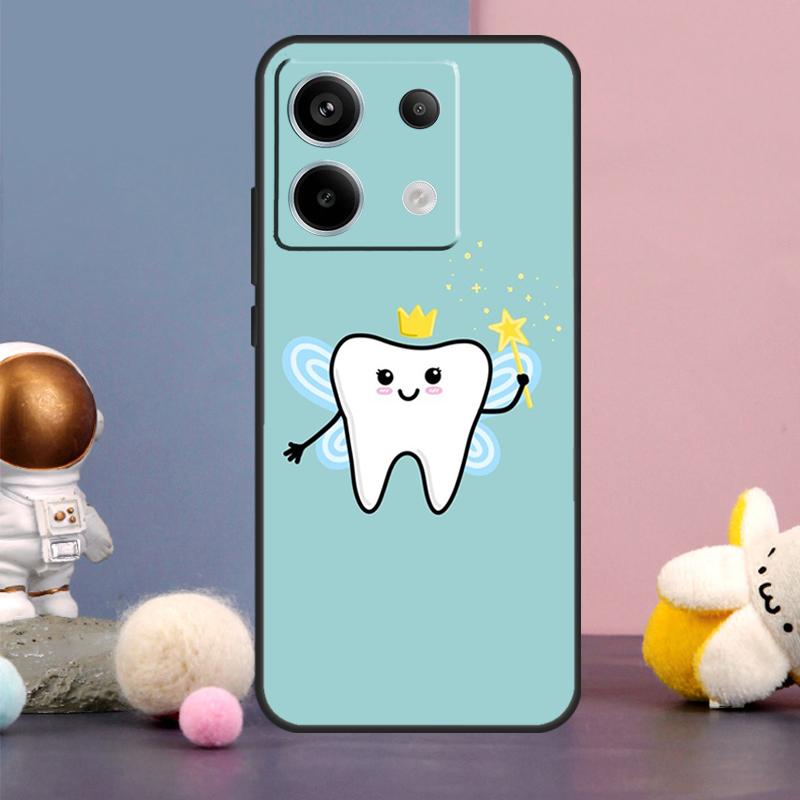 Dentist Dental Teeth Tooth Doctor Case For Xiaomi Redmi Note 13 11 9 10 12 Pro Plus 12S 11S 10S 9S Redmi 12 10C 12C 13C Cover