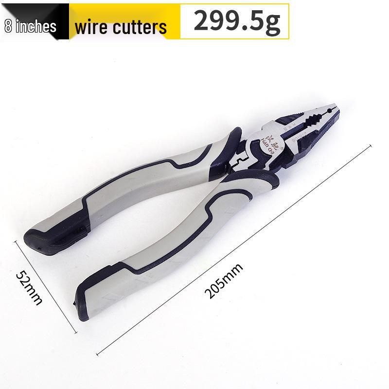 High Hardness Steel Wire Cutters & 6-inch Angled Pliers for Household Use