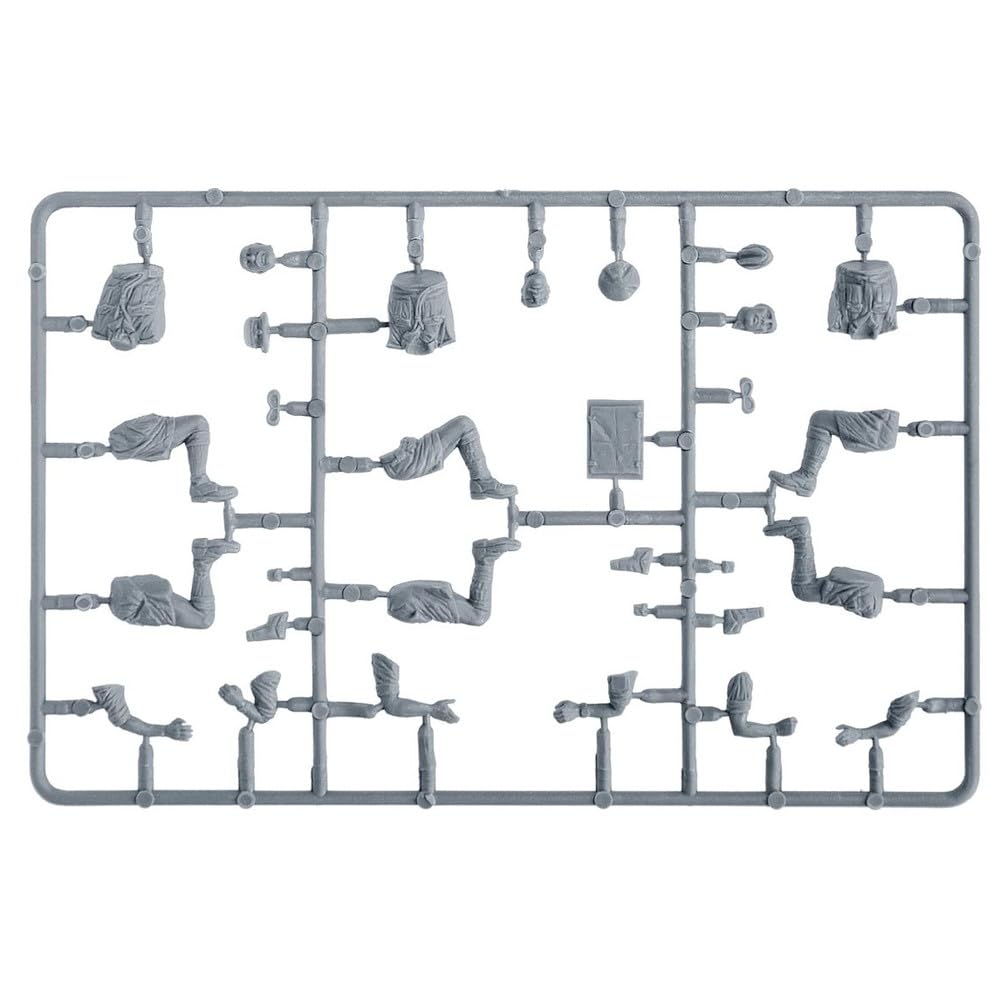 MiniArt Scale WWII British Bantam 40 BRC Drive Light Military Vehicle with 3 Plastic Model MA35324 1/35 Four-Wheel Figures, Kit,