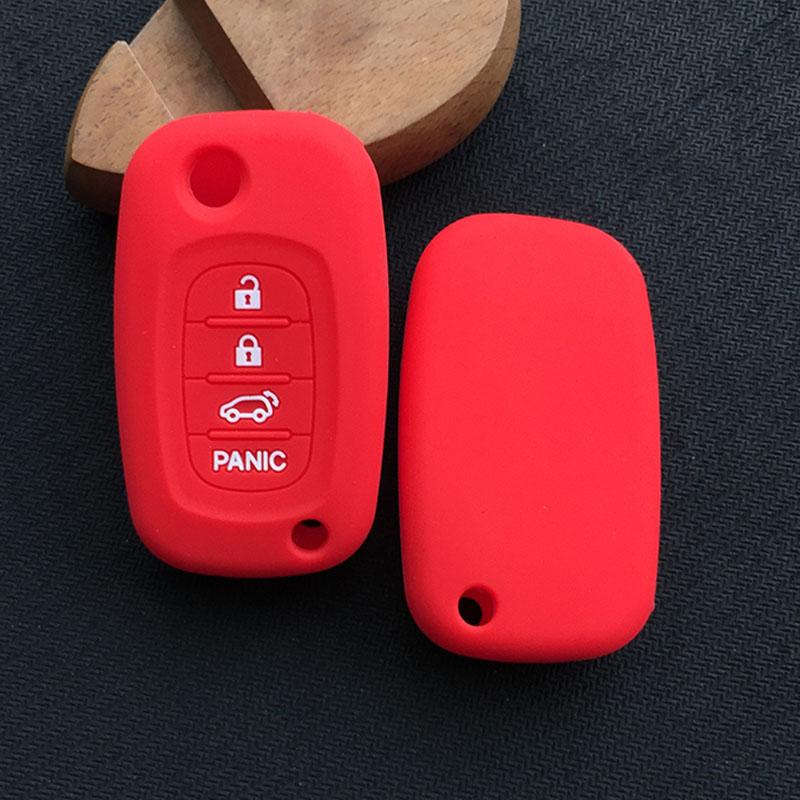 ZAD Silicone Key Cover for Benz Smart Fortwo 453 Forfour 2015 2016 2017 Starline A93 Case for Keychain Alarm