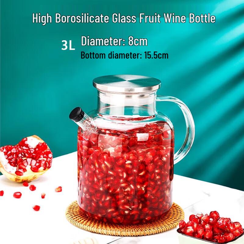 Sealed Glass Fermentation Jar