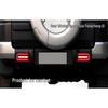 Compatible Rear LED Taillight and Fog Light Assembly for 17-22 Toyota FJ Cruiser