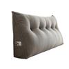 Headboard Wedge Cushion Corduroy Triangle Headboard Pillow with Side Pocket Ergonomic Back Support Daybed Pillow for Reading Sitting Working