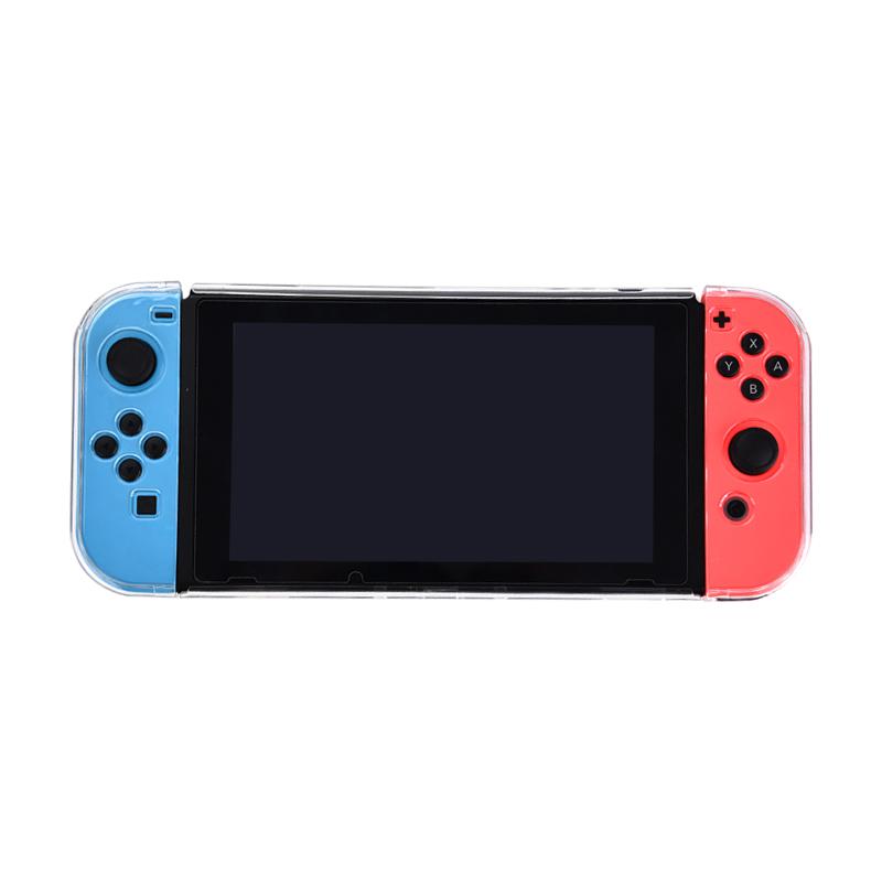 Transparent Protective Case with Scratch Protection for Handheld Game Console Clear Hard Cover for Switch