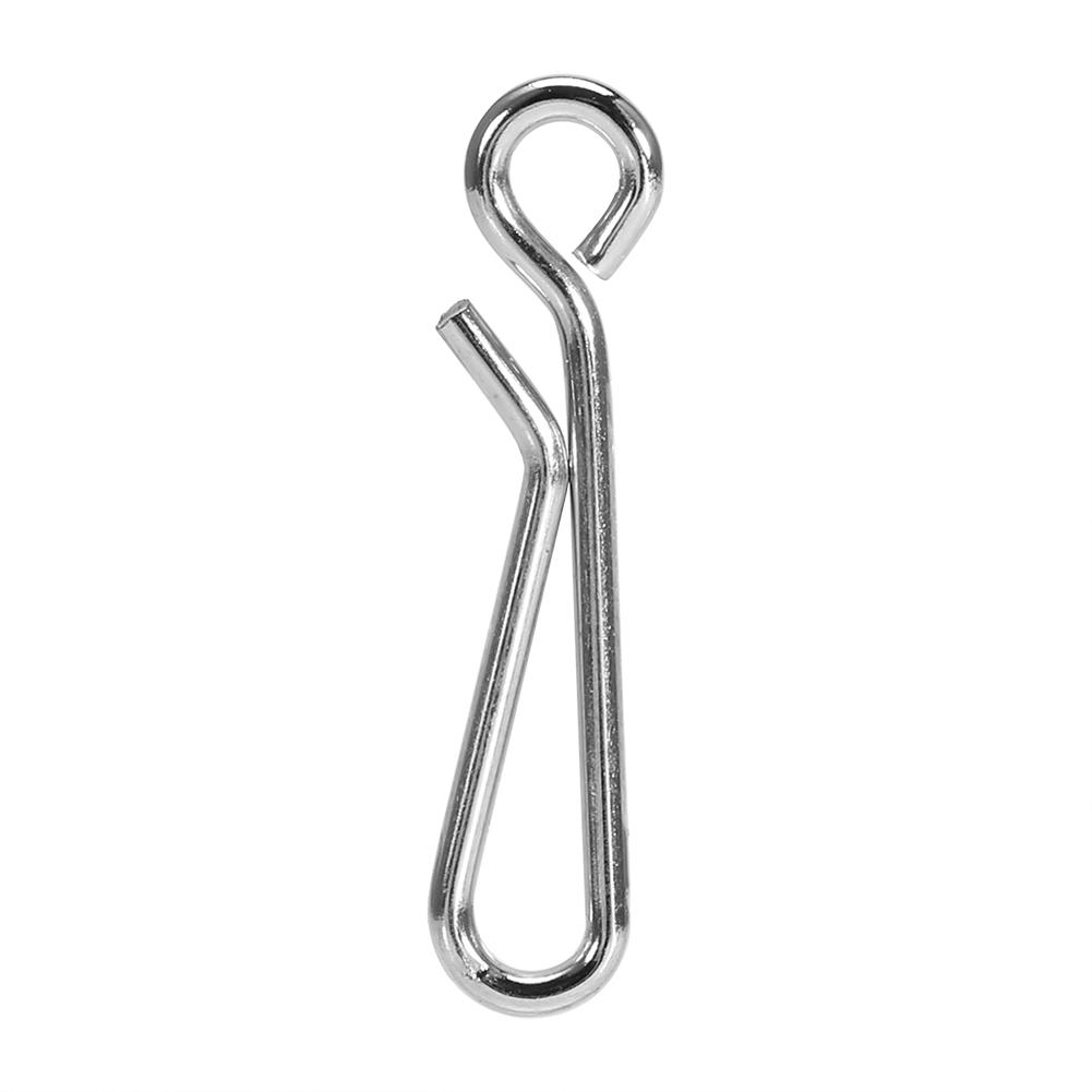 100x Quick Lock open Stainless Steel Fishing Swivels Connectors (3#100pcs)