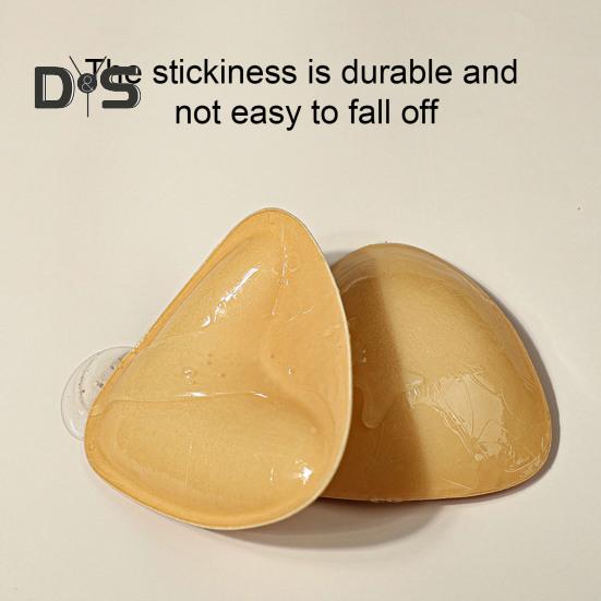 Oboustranné lepící vložky do podprsenky Opakovaně použitelné samolepicí vycpávky do podprsenky push Up Neviditelná vložka do podprsenky pro plavky, sportovní plavky, bez ramínek