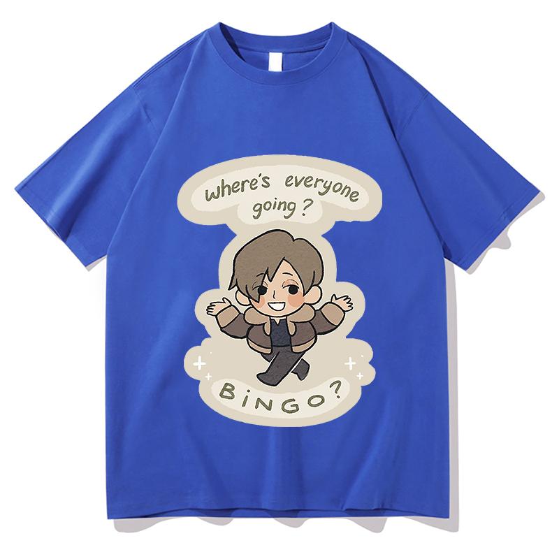 

2026 Leon Kennedy Tour Tshirts Cotton Tees 2026 Tshirts Short Sleeve Summer Unisex Graphic Fashion Aesthetic Streetwear Clothes S