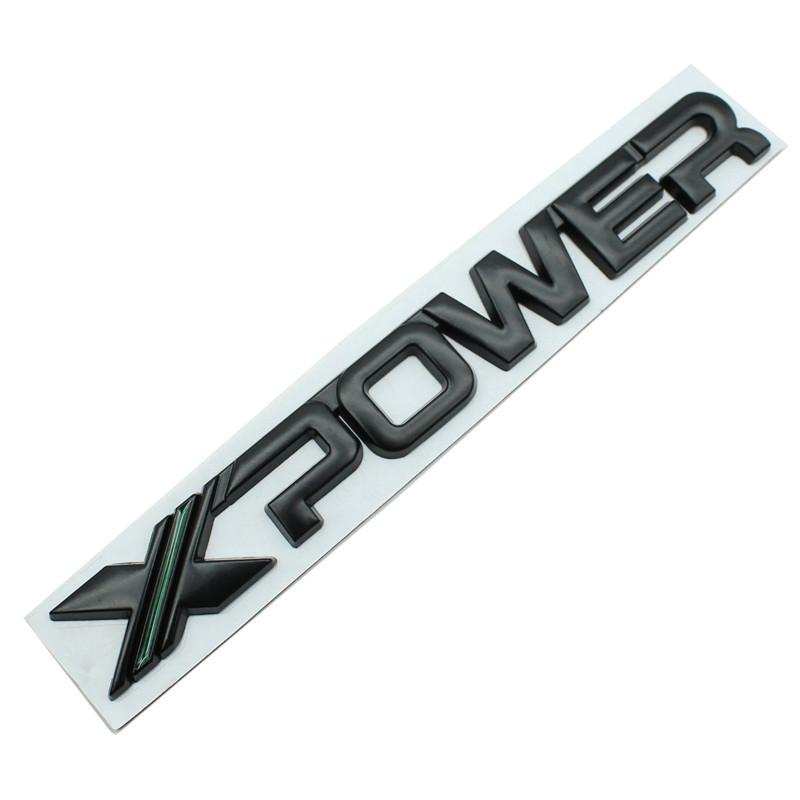 Mașină 3D Metal X XPOWER Logo Trunchi Body Badge Emblema Decalcomanii Autocolant pentru MG 3 7 5 6 EZS TF ZR ZS HS GS GT Hector RX5