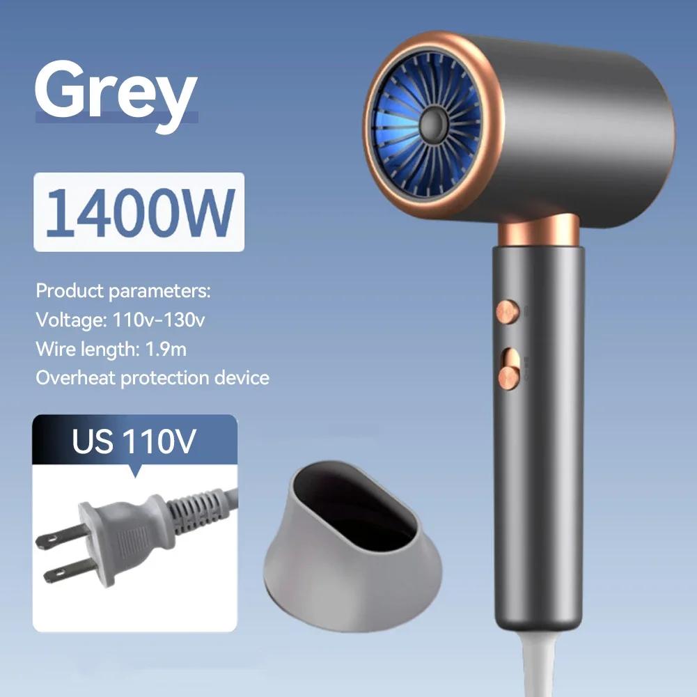 

1 шт. ионизированный фен для волос с высокой скоростью вращения двигателя фен 1400 Вт/2000 Вт фен с отрицательными ионами для ухода за волосами стайлер профессиональный фен