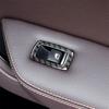 4PCS Carbon Fiber Car Window Lifter Switch Control Panel Frame Decor Stickers For BMW X3 F25 X4 F26 Auto Interior