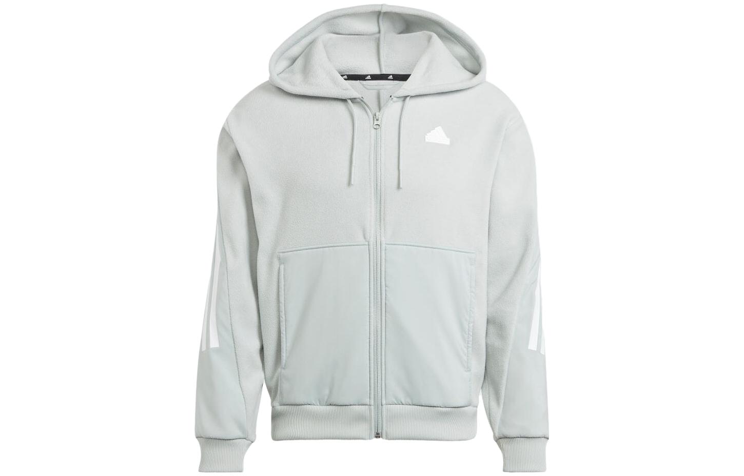 Мужская куртка Adidas Серебристо-серая IJ8862 XXL