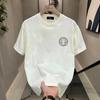 Heavyweight Trendy Graphic Tee - American Scoundrel Cool Personality Short Sleeve Men's Loose Round Neck.
