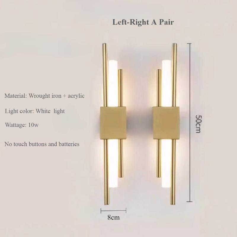 Nordische LED-Wandleuchte Wiederaufladbar Innenlicht Stecker in Schlafzimmer Nachttisch Wohnzimmer Für Zuhause Treppen Dekoration Leuchten Wandleuchte