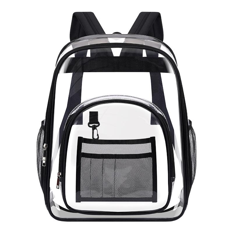 Transparent Backpack, Pvc Backpack, Schoolbag, Large-capacity Waterproof Jelly Bag, Fashionable