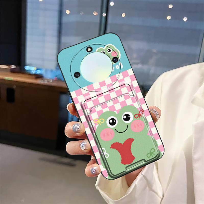 protective Silicone Phone Case For Huawei Honor X40 Graffiti Soft case Card bag Waterproof Durable Cartoon Anti-dust TPU