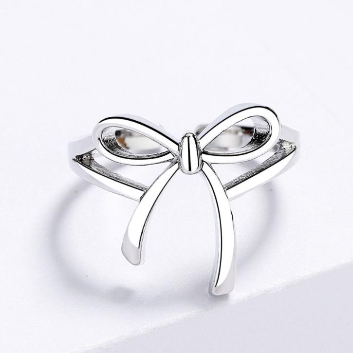 Bow Necklace Simple Cute Sweet Collarbone Chain Female Versatile Girlfriend Birthday Gift