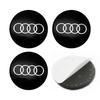 For Audi  A5 4Pcs 56mm Car Wheel Hub Cap Center Sticker Emblem Badge Decal Accessories For Audi A1 A3 A4 A5 A6 A7 Q3 Q5 Q7 RS3 RS4 RS5 S3 S4