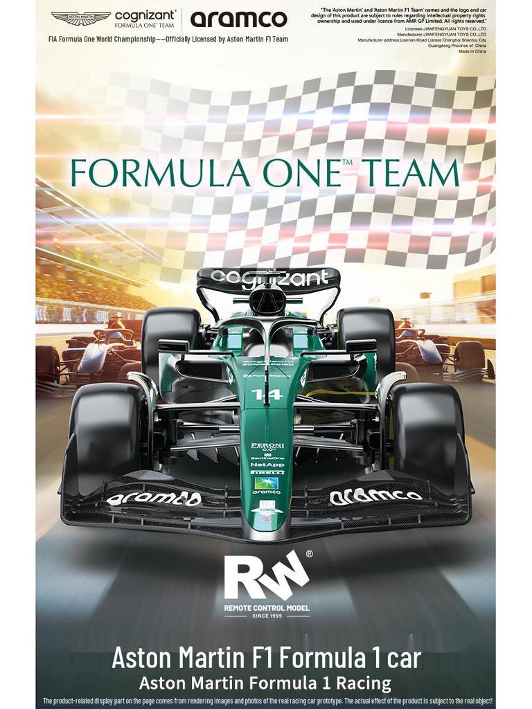 Aston Martin AMR24 1:14 Formula 1 Remote Control Car - Collector's Edition