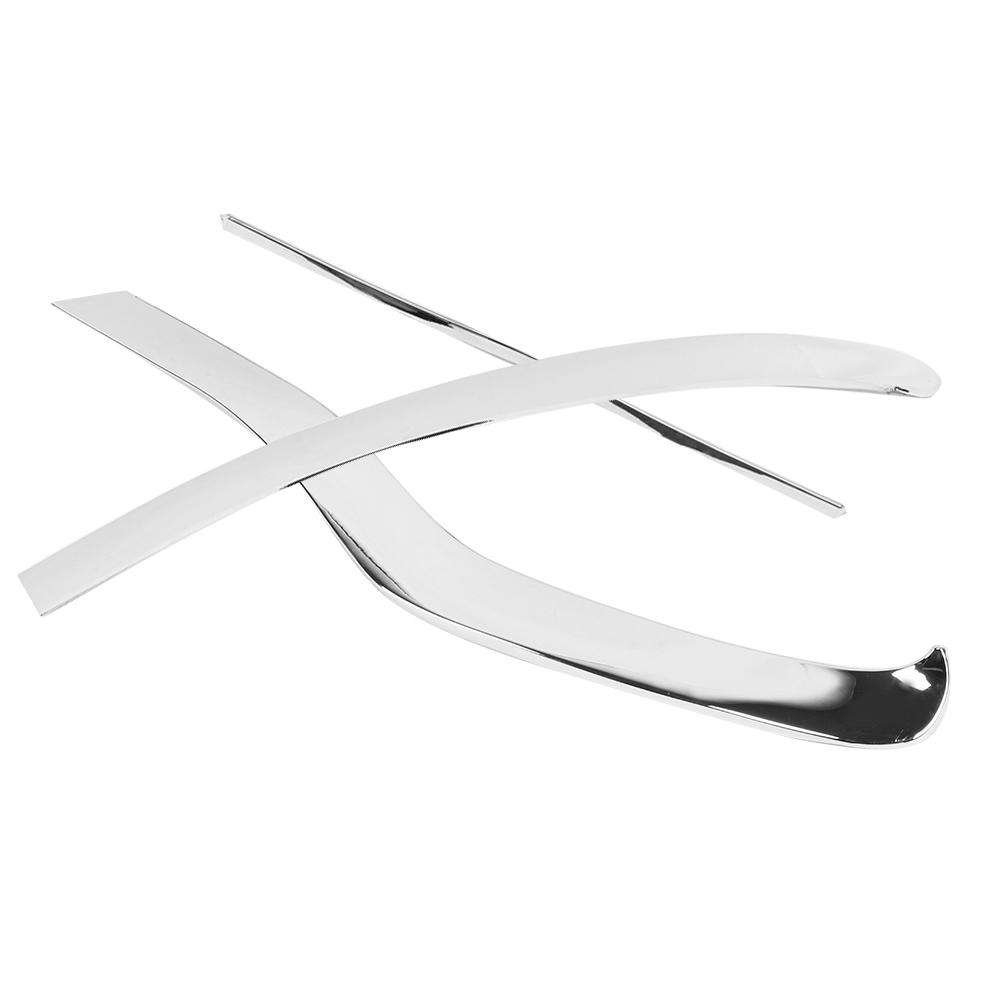 3pcs ABS Chrome Front Bumper Plate Fit For Benz E Class W213 2016 2019 Car Accessories