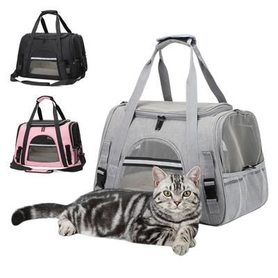 Neu Hundetragetasche Soft Side Rucksack Katzentransportboxen Hundereisetaschen Von Fluggesellschaften zugelassener Transport für kleine Hunde