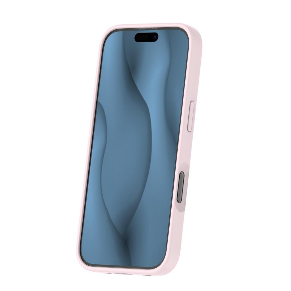 Nakładka Silicone Thin Mag Do Iphone 16 Pro 6,3" Jasnoróżowa
