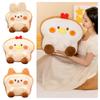 Cute Cartoon Biscuit Bear Plush Toy Cushion Pillow For Kids Fun And Fluffy Gift For Birthdays
