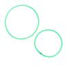 10 Pcs Agility Speed Rings Balance Coordination Sensory Training Jumping Hoop Hollow Green 13.78in