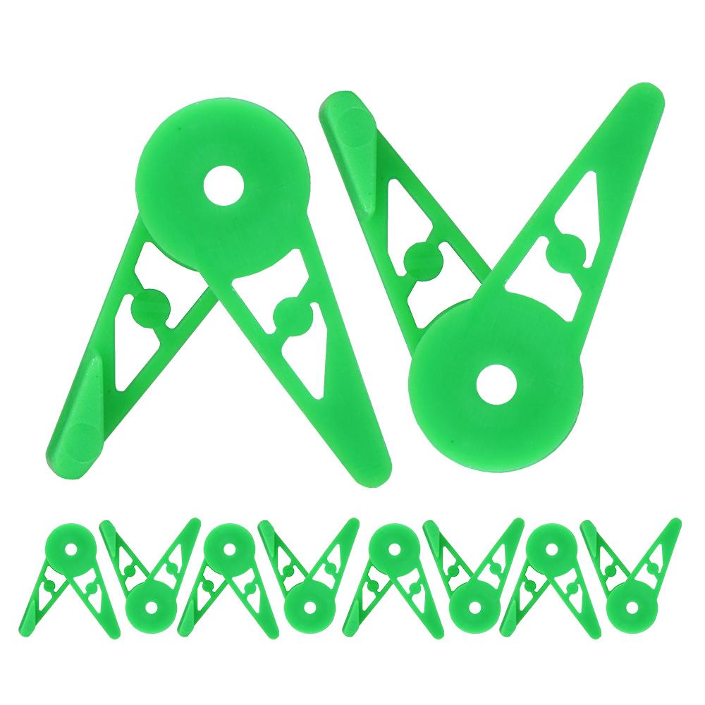 

10-100 шт. зажимы для крепления ветвей растений, садовые зажимы для стеблей, регулируемые на 360 градусов, держатели для кашпо для инструментов для тренировок с низким уровнем стресса 10pcs зелёный